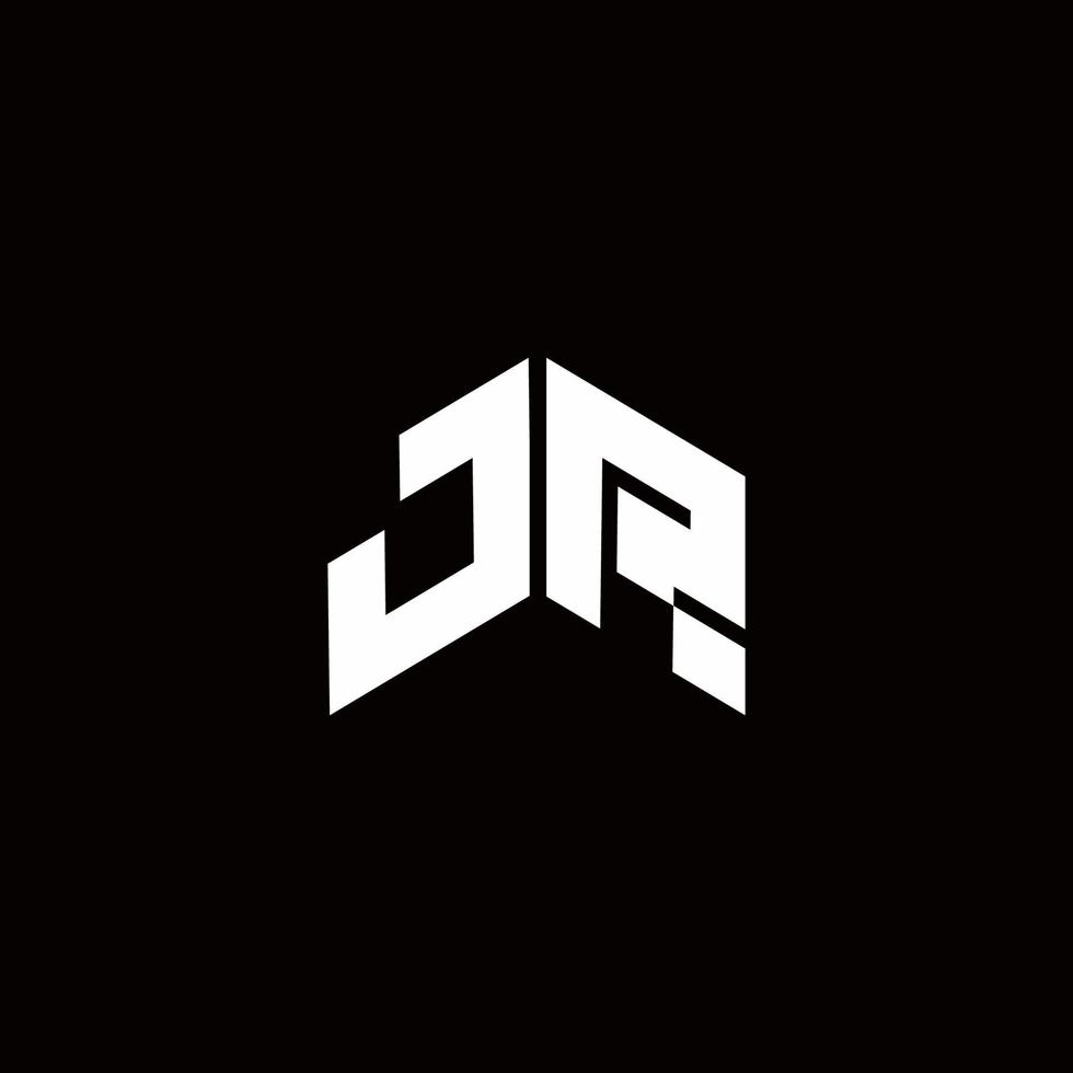 jr logo monogram modern designmall vektor