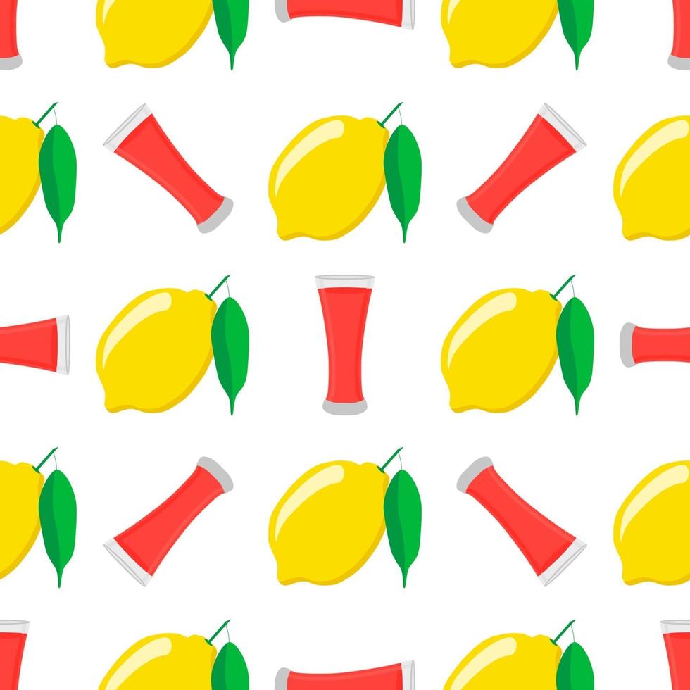 Illustration zum Thema große farbige Limonade in Zitronenschale vektor