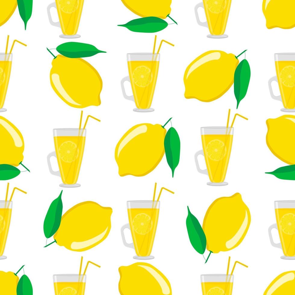 Illustration zum Thema große farbige Limonade in Zitronenschale vektor