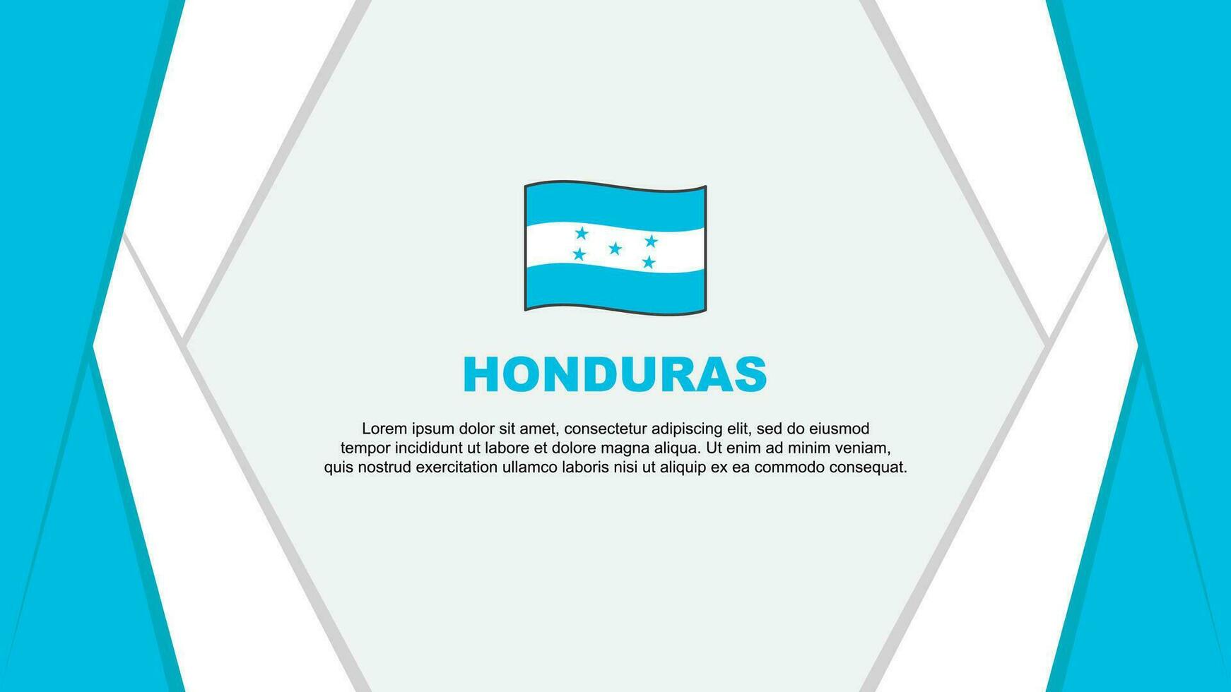 honduras flagga abstrakt bakgrund design mall. honduras oberoende dag baner tecknad serie vektor illustration. honduras bakgrund