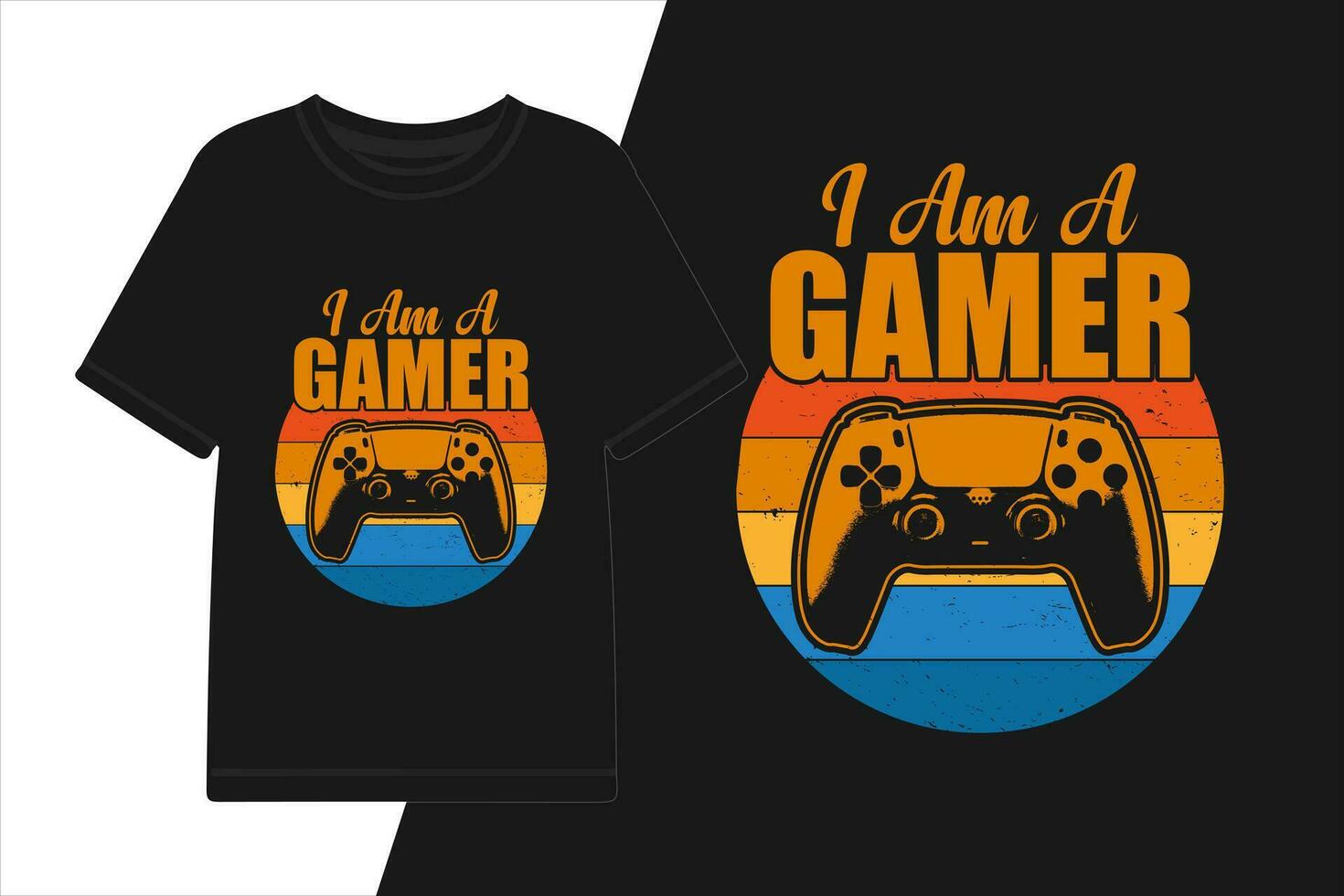 Vektor ich bin ein Spieler, Grafik T-Shirt Design, Spielen T-Shirt Design.