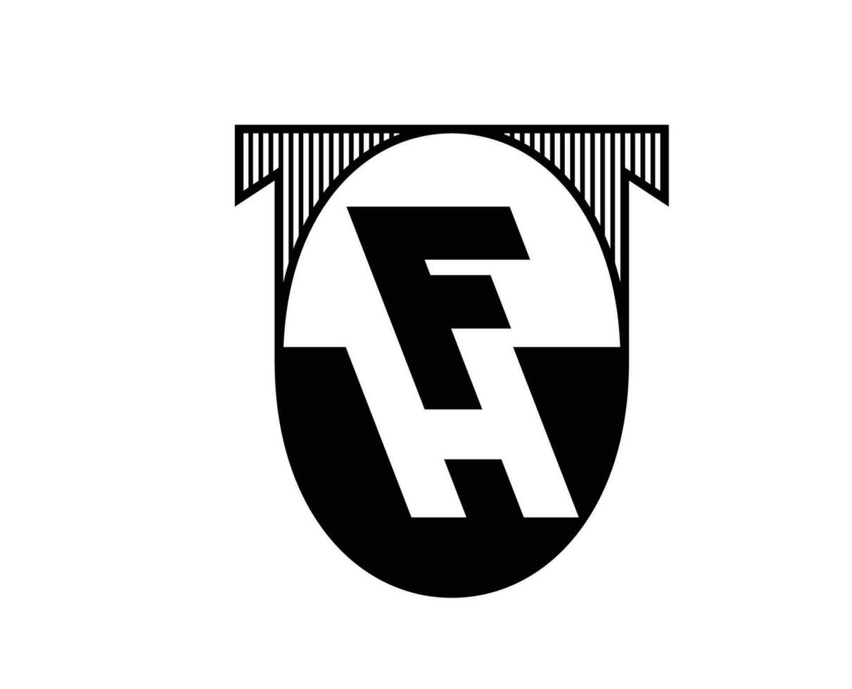 fh hafnarfjordur klubb logotyp symbol island liga fotboll abstrakt design vektor illustration