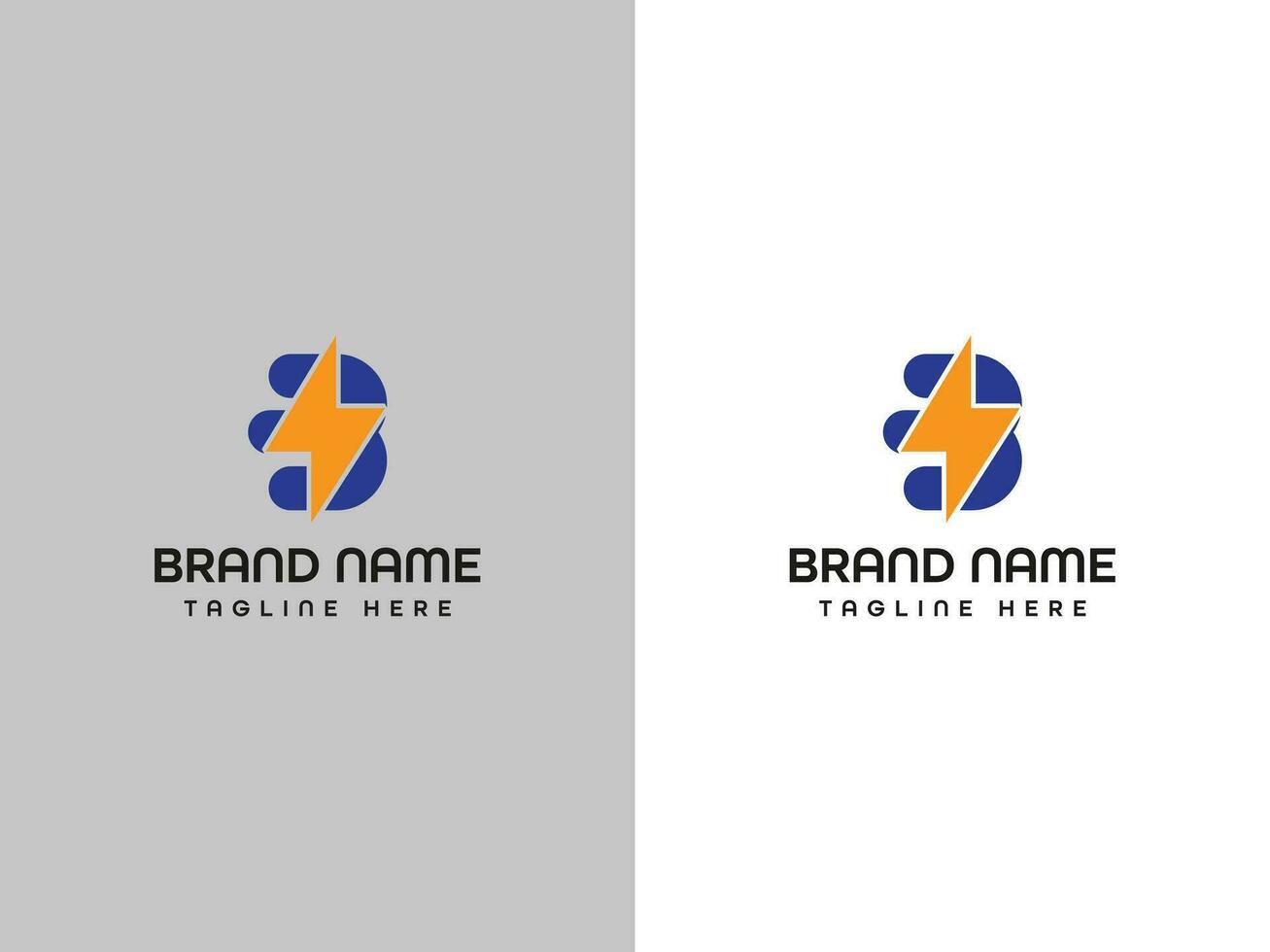 Bolzen Brief Logo Design vektor