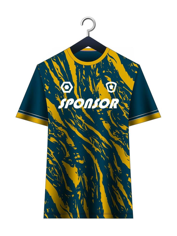 fotboll jersey attrapp för fotboll klubb. vektor sublimering sporter kläder design. enhetlig främre se mallar fotboll jersey.