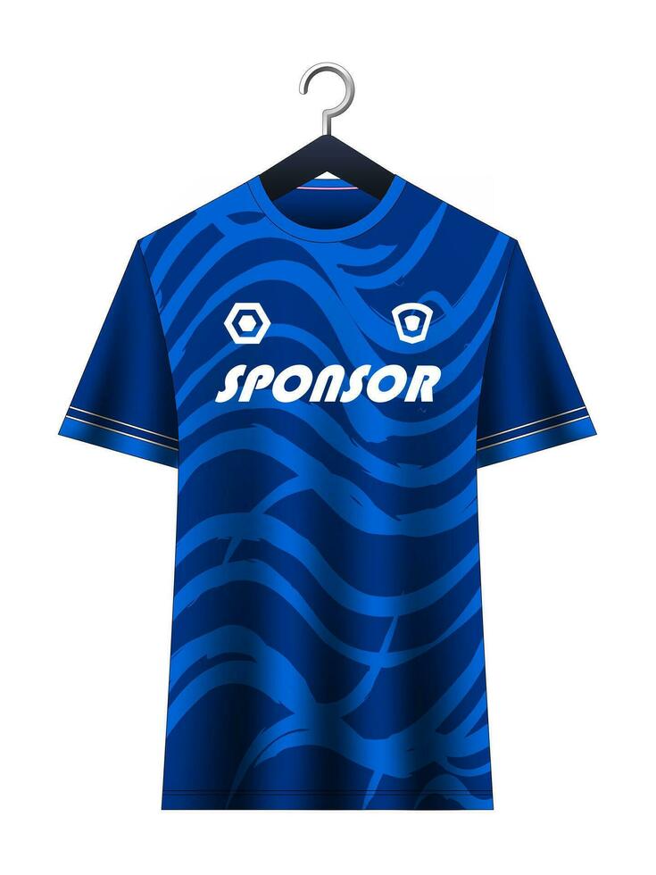 fotboll jersey attrapp för fotboll klubb. vektor sublimering sporter kläder design. enhetlig främre se mallar fotboll jersey.