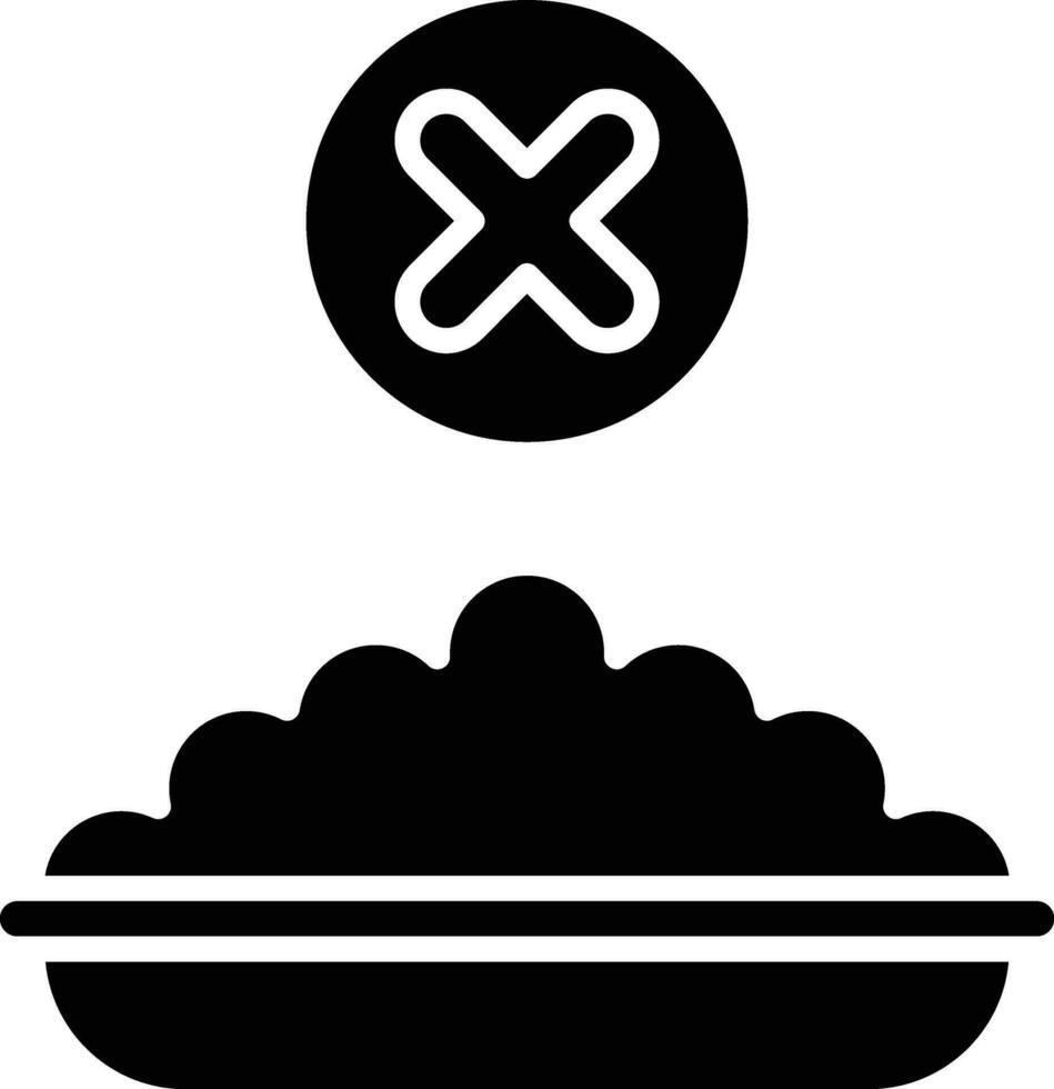 Essen Störung Vektor Symbol