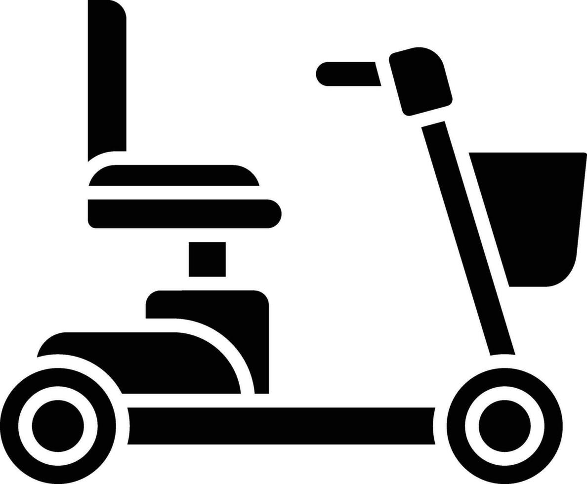 Mobilität Roller Vektor Symbol