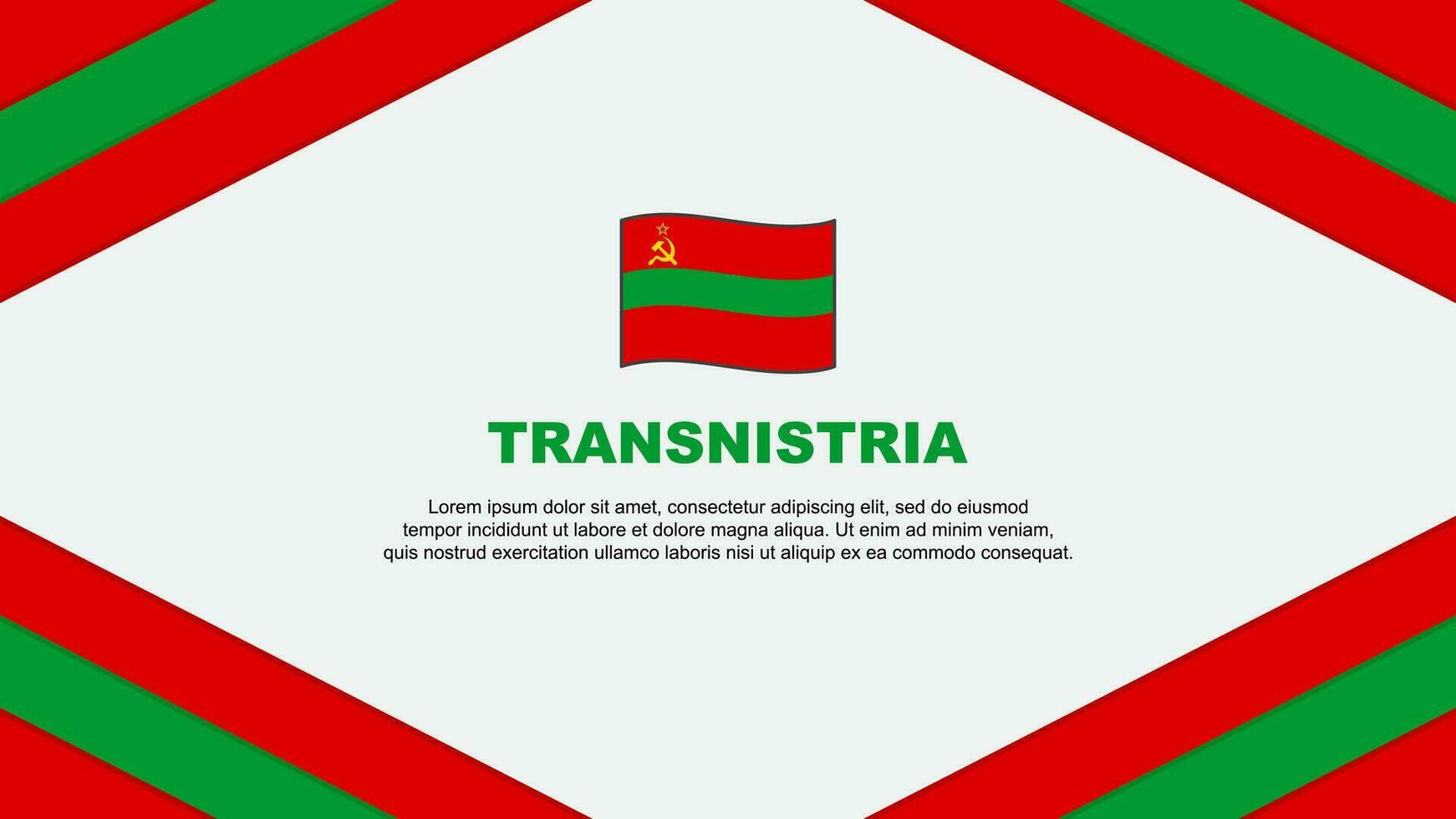 transnistria flagga abstrakt bakgrund design mall. transnistria oberoende dag baner tecknad serie vektor illustration. transnistria mall