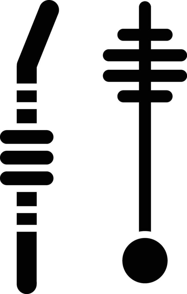 Metall Stroh Vektor Symbol