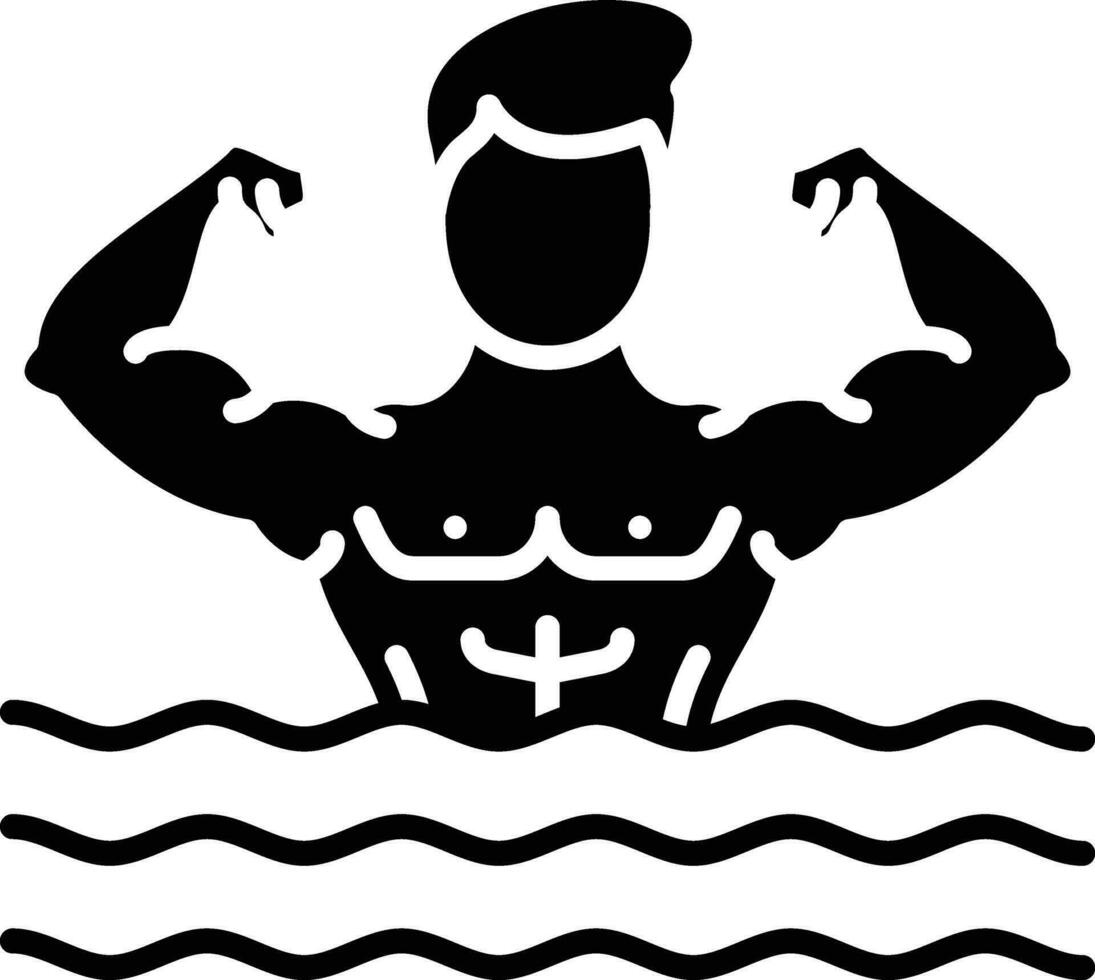 Wasser Aerobic Vektor Symbol