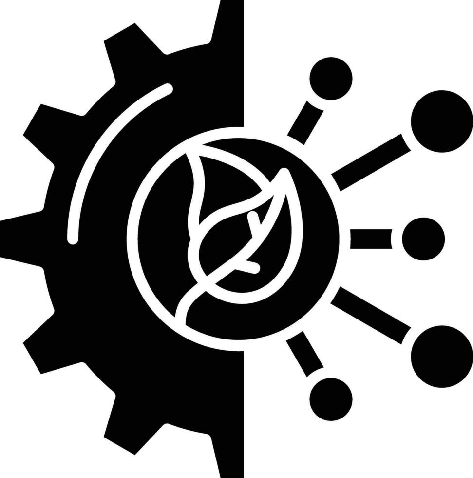 nachhaltig Technologie Vektor Symbol