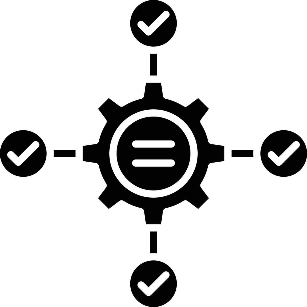 Projekte und Arbeitsablauf Vektor Symbol