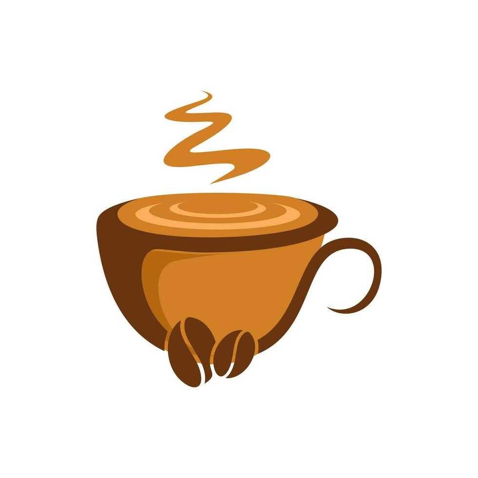 Vektor Prämie Kaffee Logo Design Vorlage