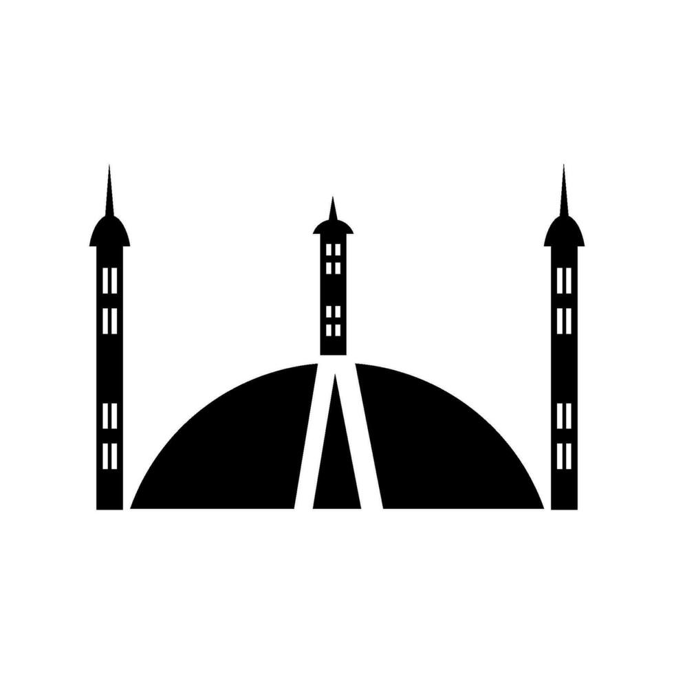 Moschee Symbol Design Symbol Bild vektor