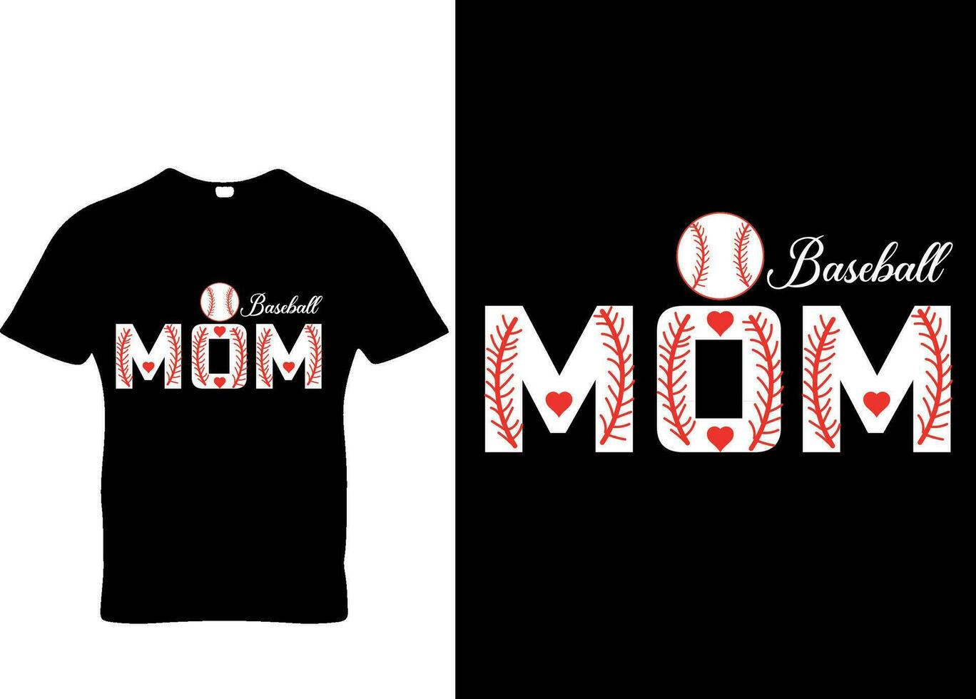 super baseboll säsong t-shirt design super mamma baseboll säsong vektor
