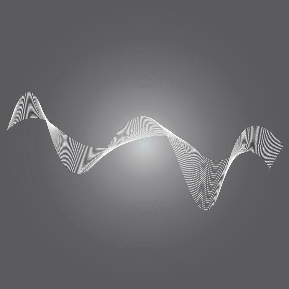 ljudvågor vektorillustration vektor
