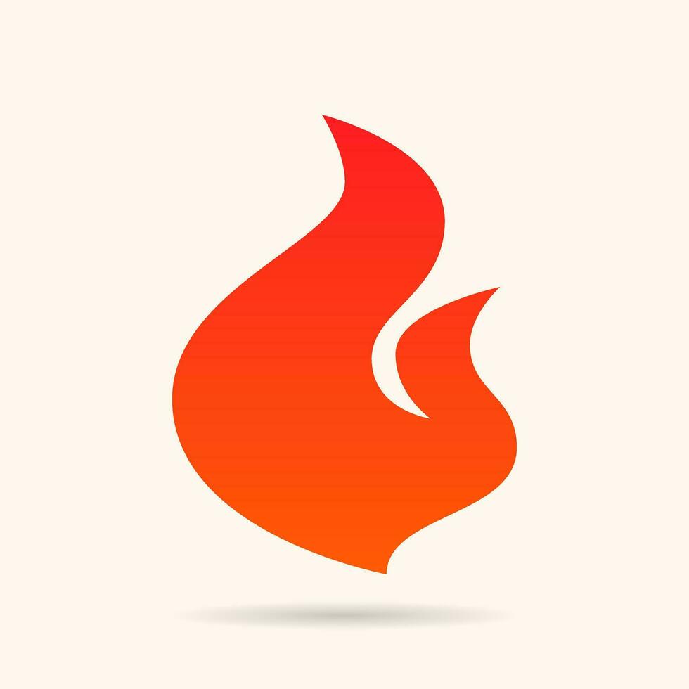 Feuer Flammen. Feuer Symbol Satz. Feuer Symbole. Vektor Illustration.