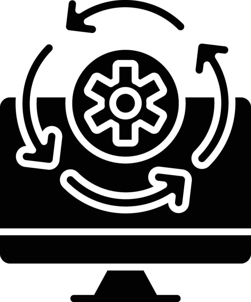 betriebsbereit Technologie Vektor Symbol