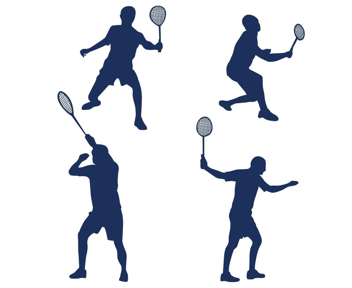 Sets Tennis Sport Design 2020 Spiele Illustration Symbole Zeichen Symbole vektor