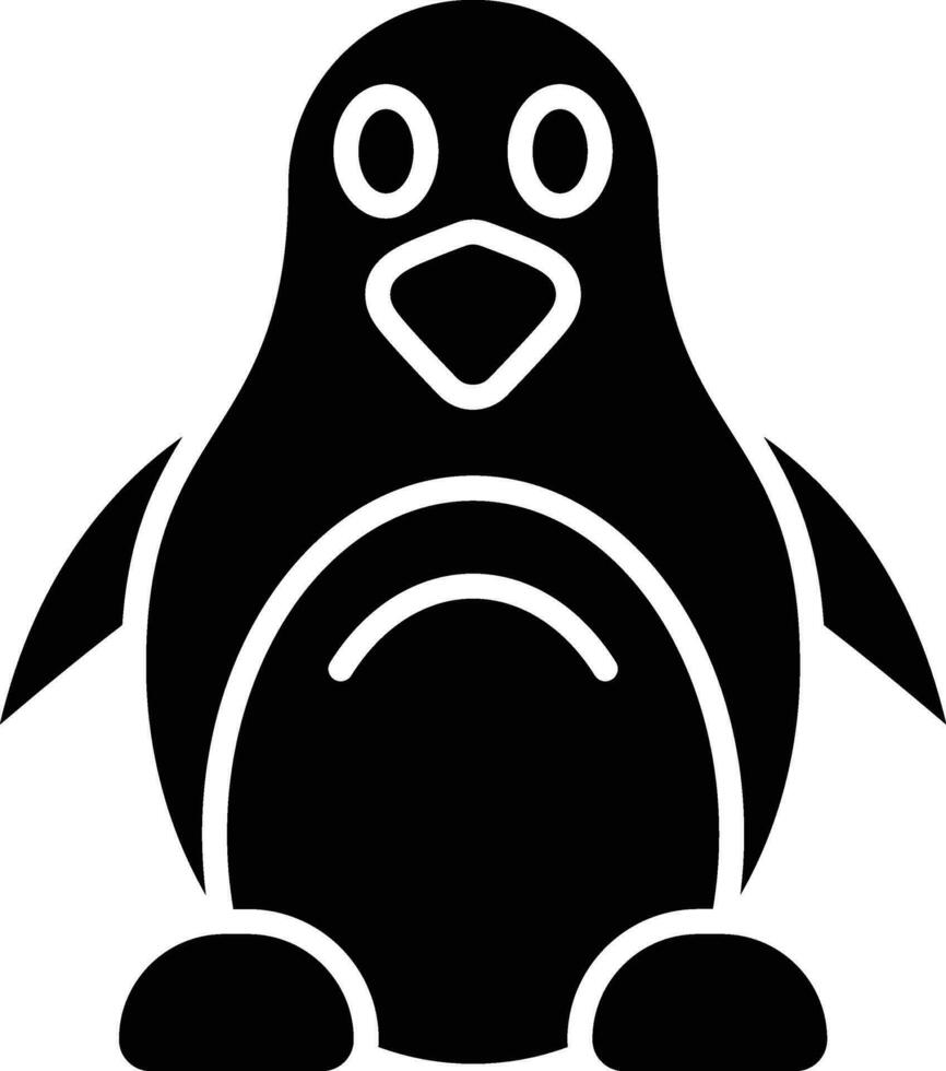 pingvin vektor ikon