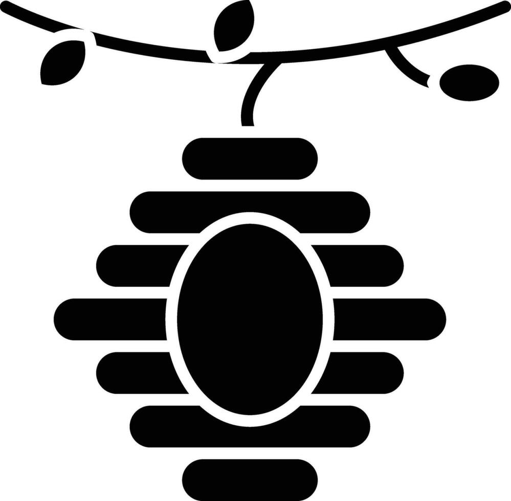 Biene Bienenstock Vektor Symbol
