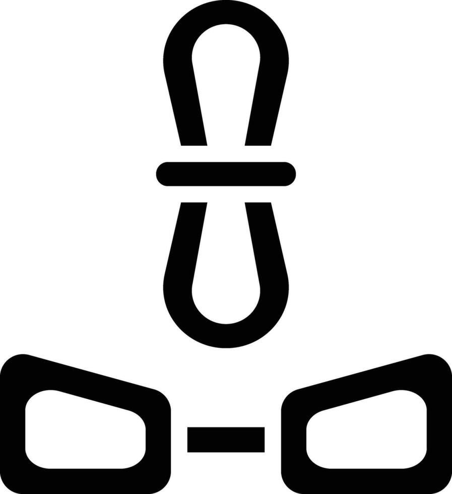 Felsen Klettern Ausrüstung Vektor Symbol