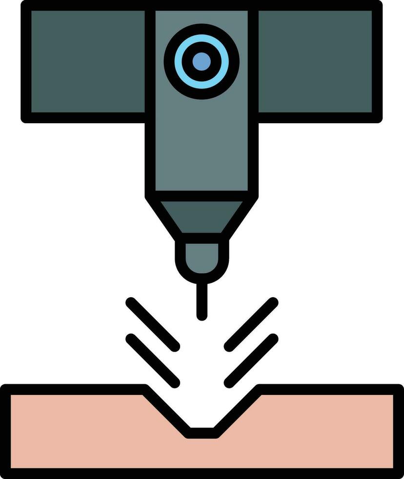 Plasma Laser- Vektor Symbol