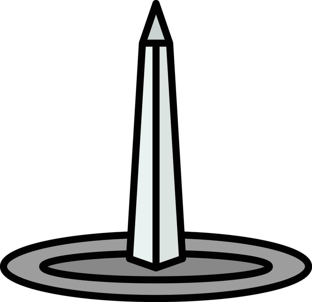 obelisk av buenos sänds vektor ikon