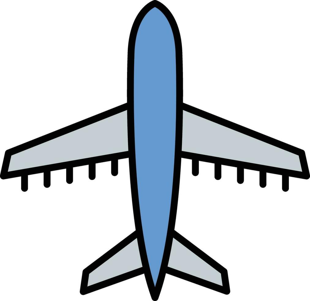 Flugzeug-Vektor-Symbol vektor