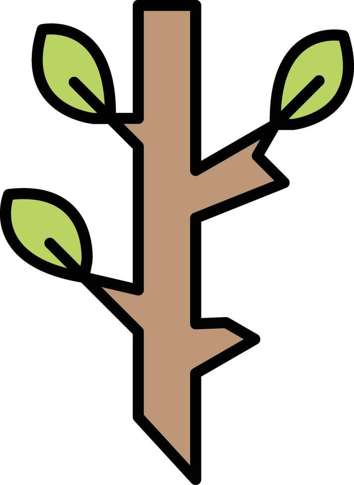 träd gren vektor ikon