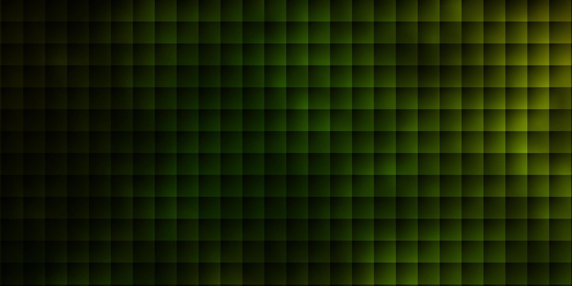 dunkelgrünes Vektorlayout mit Linien, Rechtecken. vektor