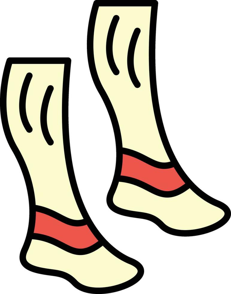 Socken-Vektor-Symbol vektor