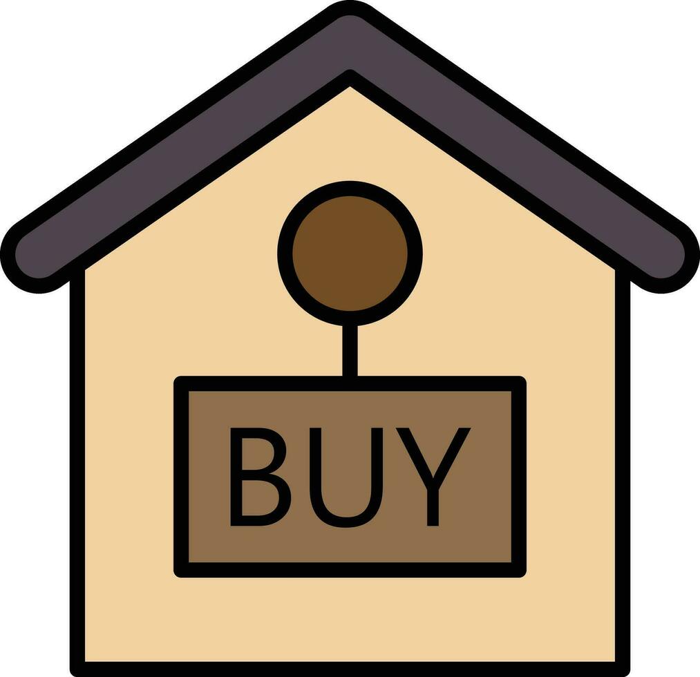 Kaufen Haus Vektor Symbol