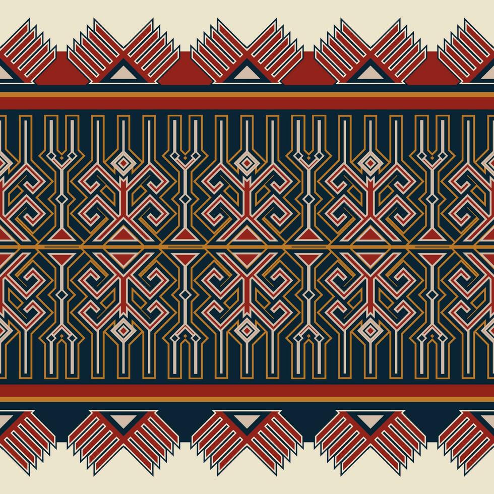 einheimisch Muster amerikanisch Stammes- indisch Ornament Muster geometrisch ethnisch Textil- Textur Stammes- aztekisch Muster navajo Mexikaner Stoff nahtlos Vektor Dekoration Mode