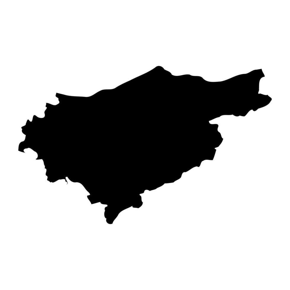 el Taref Provinz Karte, administrative Aufteilung von Algerien. vektor