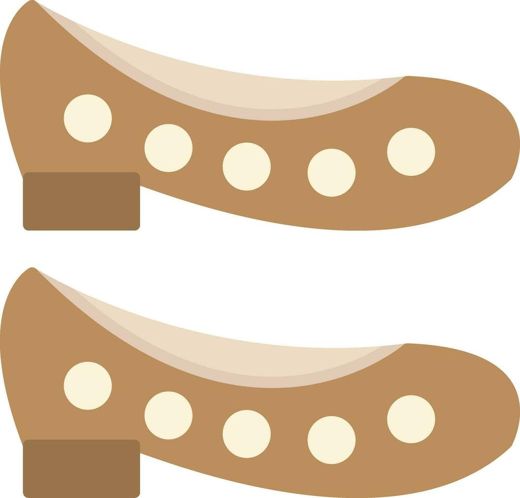 eben Schuhe Vektor Symbol