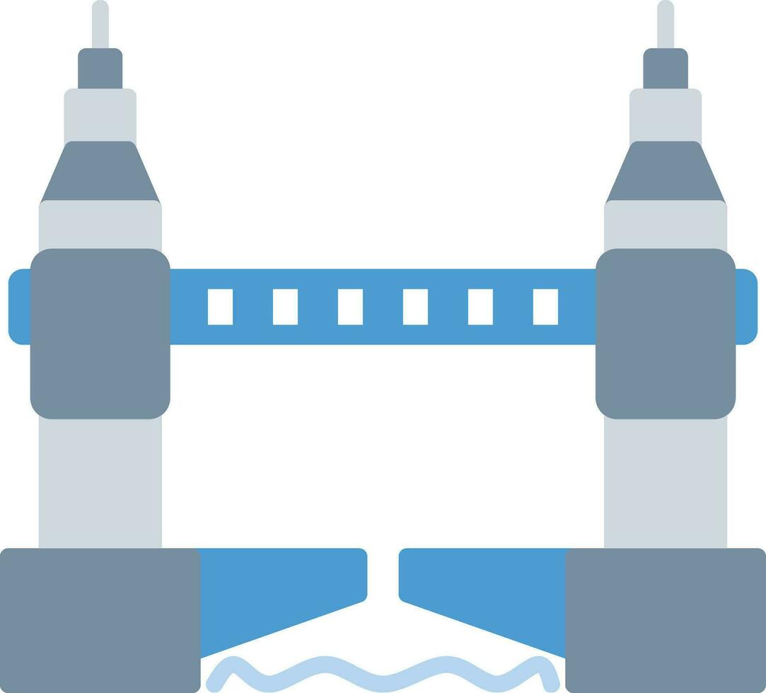 Turm Brücke Vektor Symbol