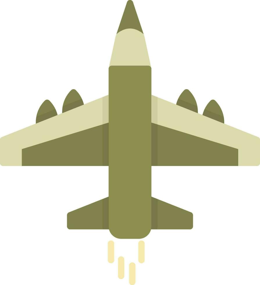 armén jet vektor ikon