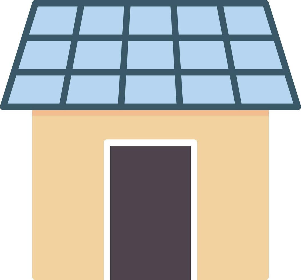 Solar- Haus Vektor Symbol