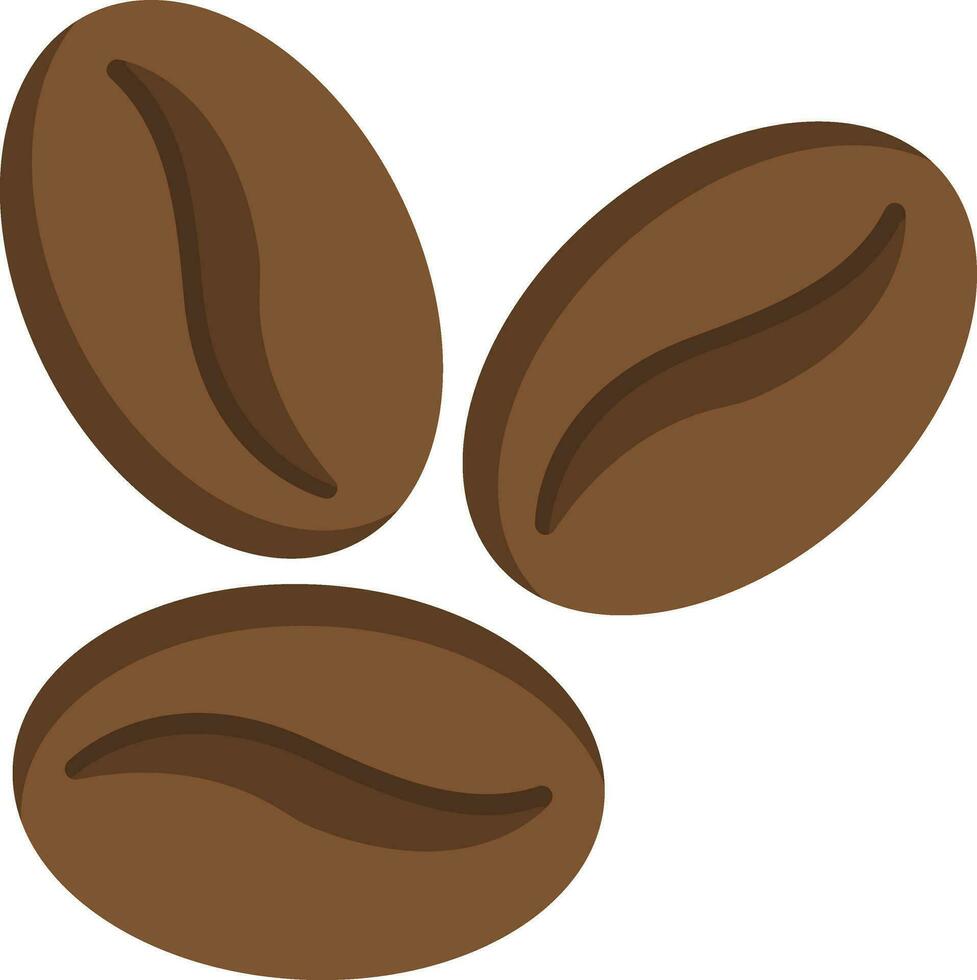 Vektorsymbol für Kaffeebohnen vektor