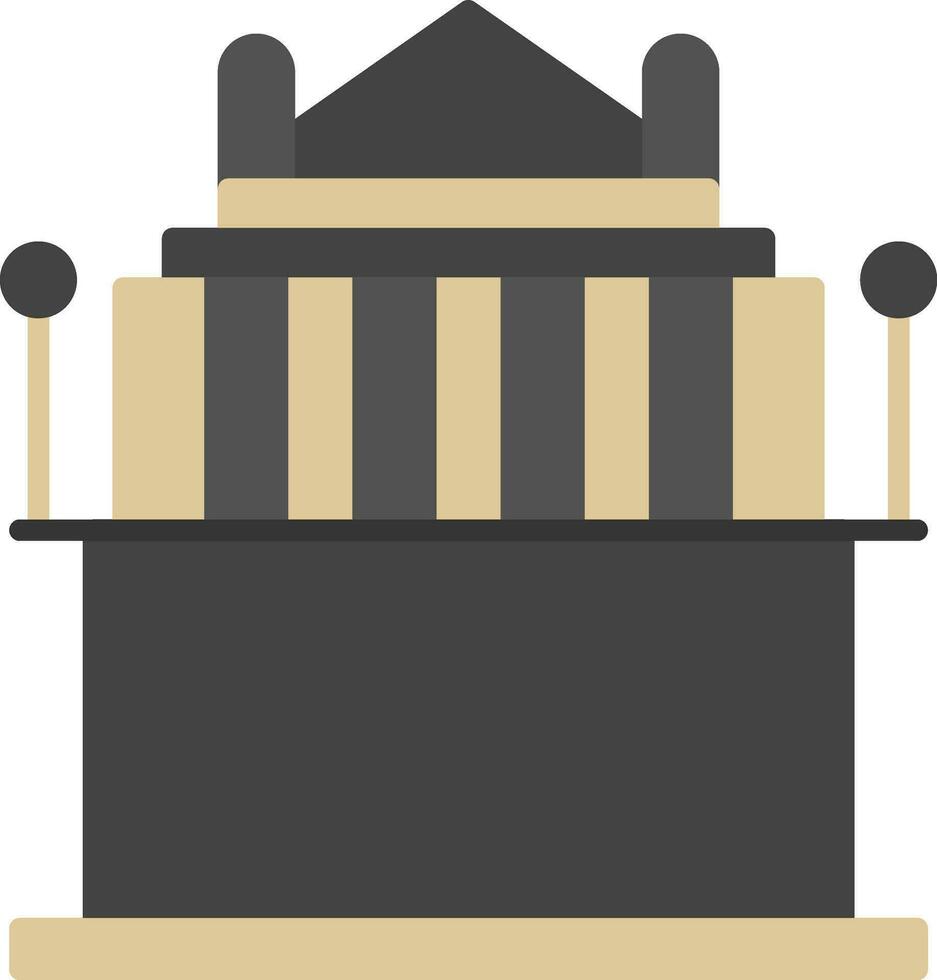 Halicarnassus Mausoleum Vektor Symbol