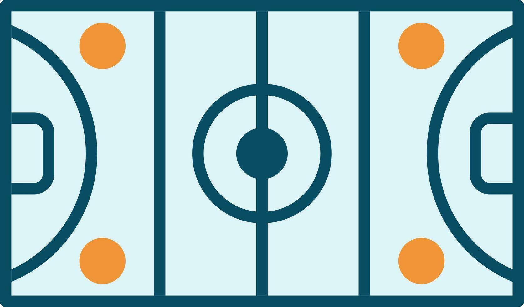 Eishockey Feld Vektor Symbol