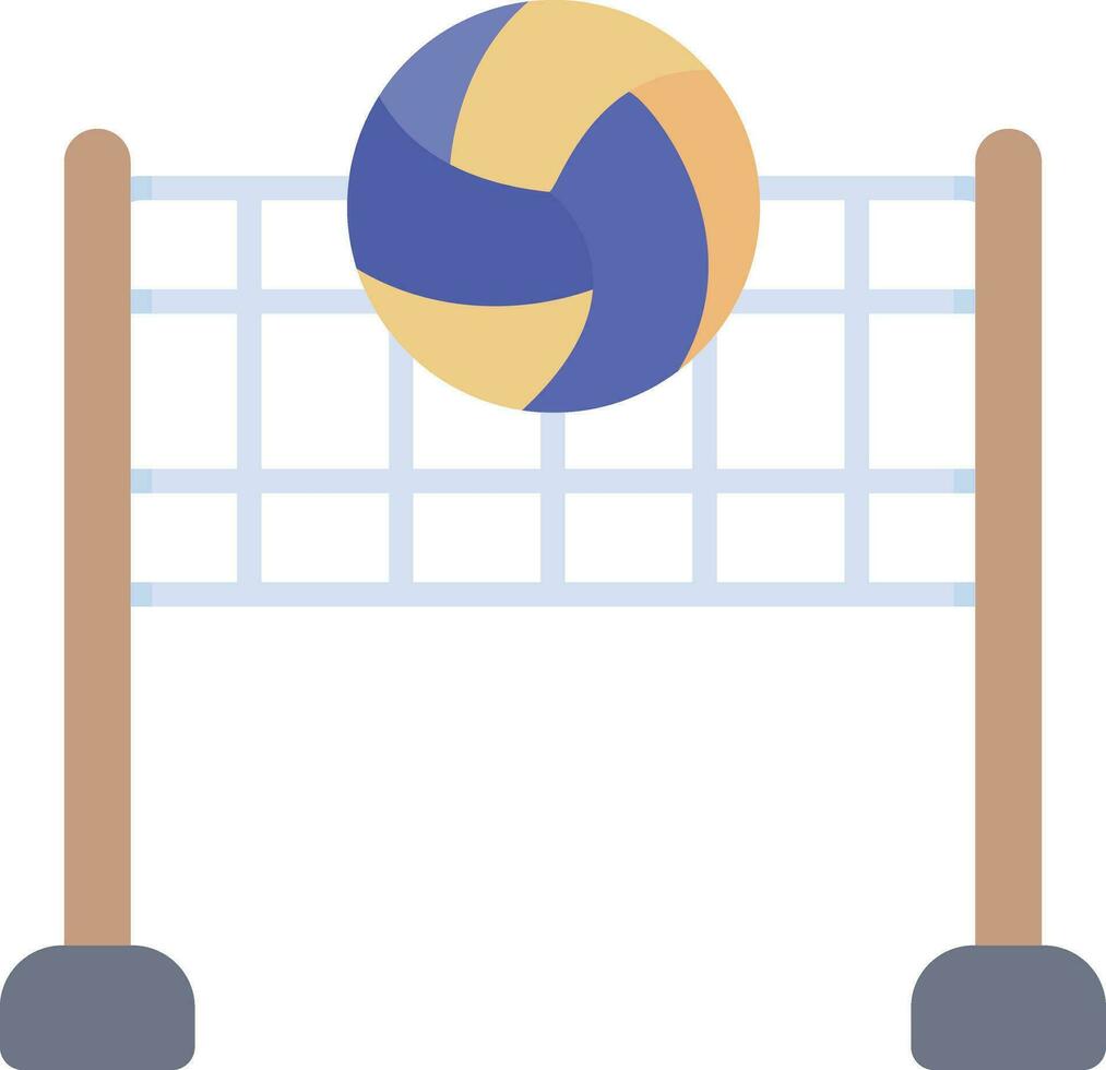 Volleyball-Vektor-Symbol vektor