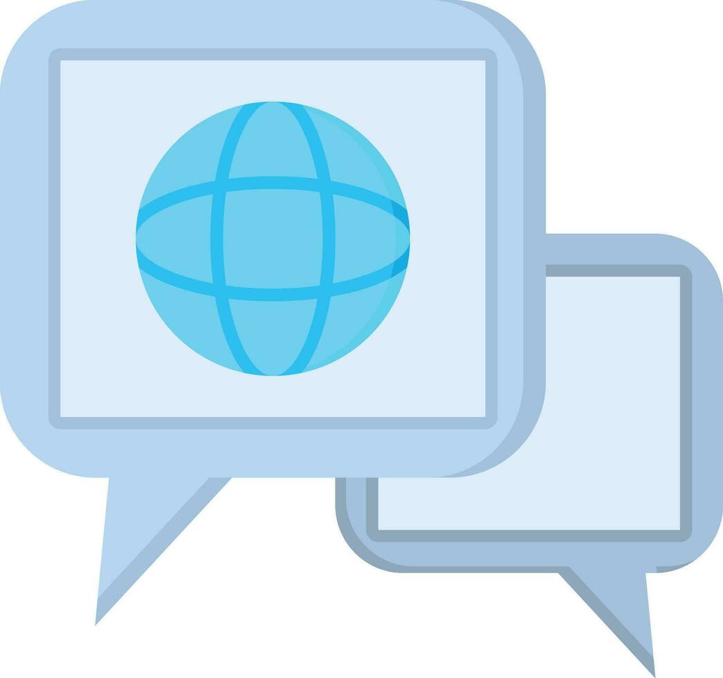 International Dialog Vektor Symbol