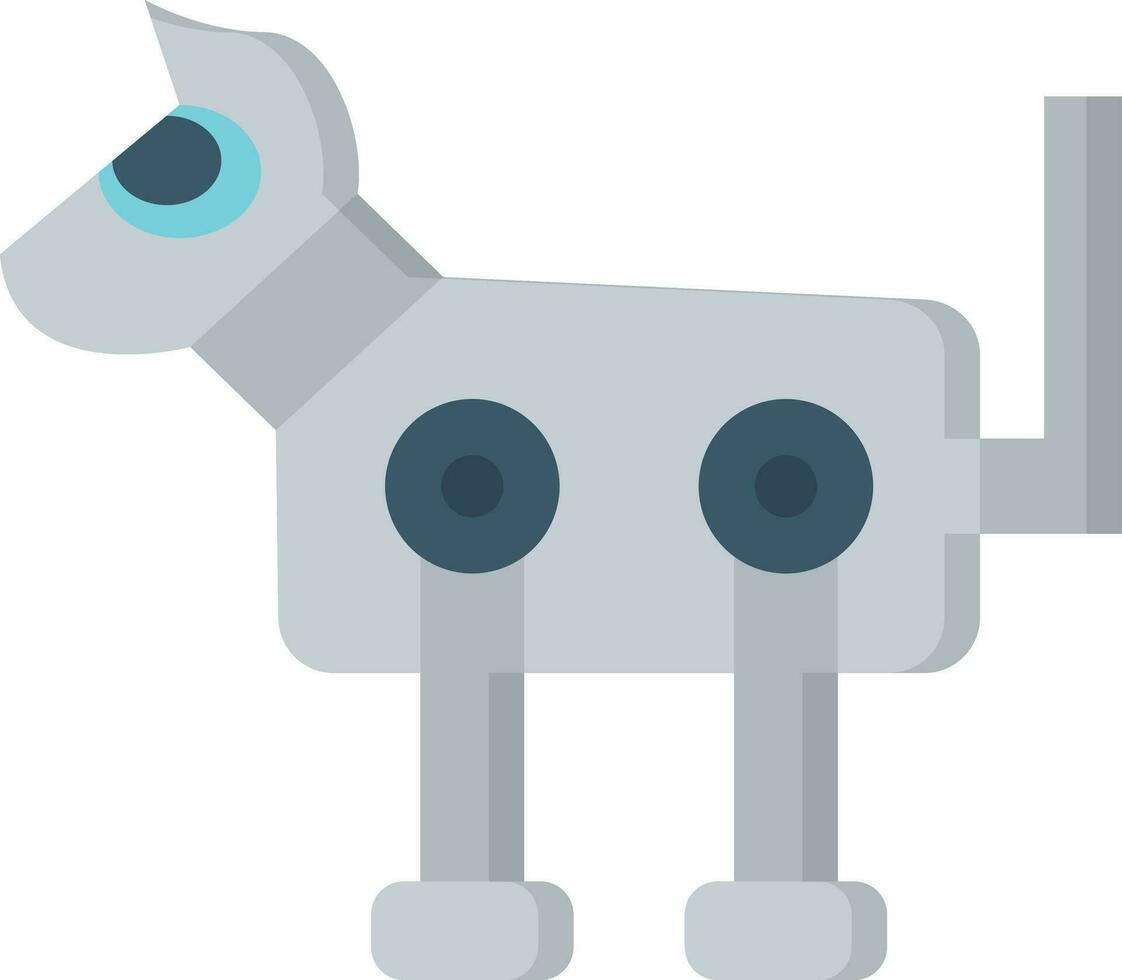 robot hund vektor ikon