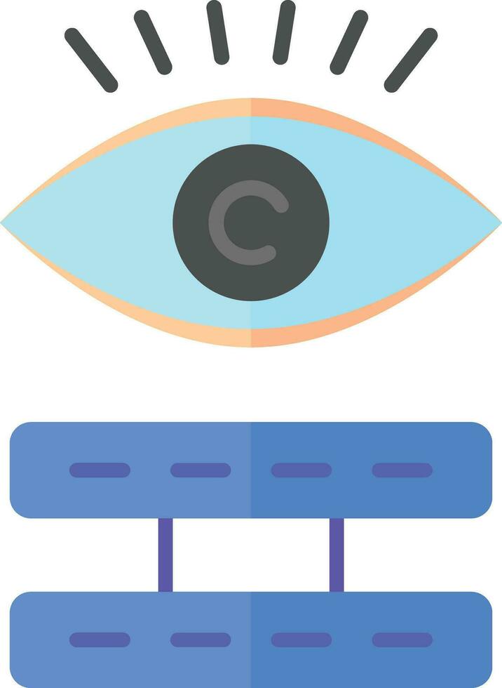 Visualisierungsvektorsymbol vektor