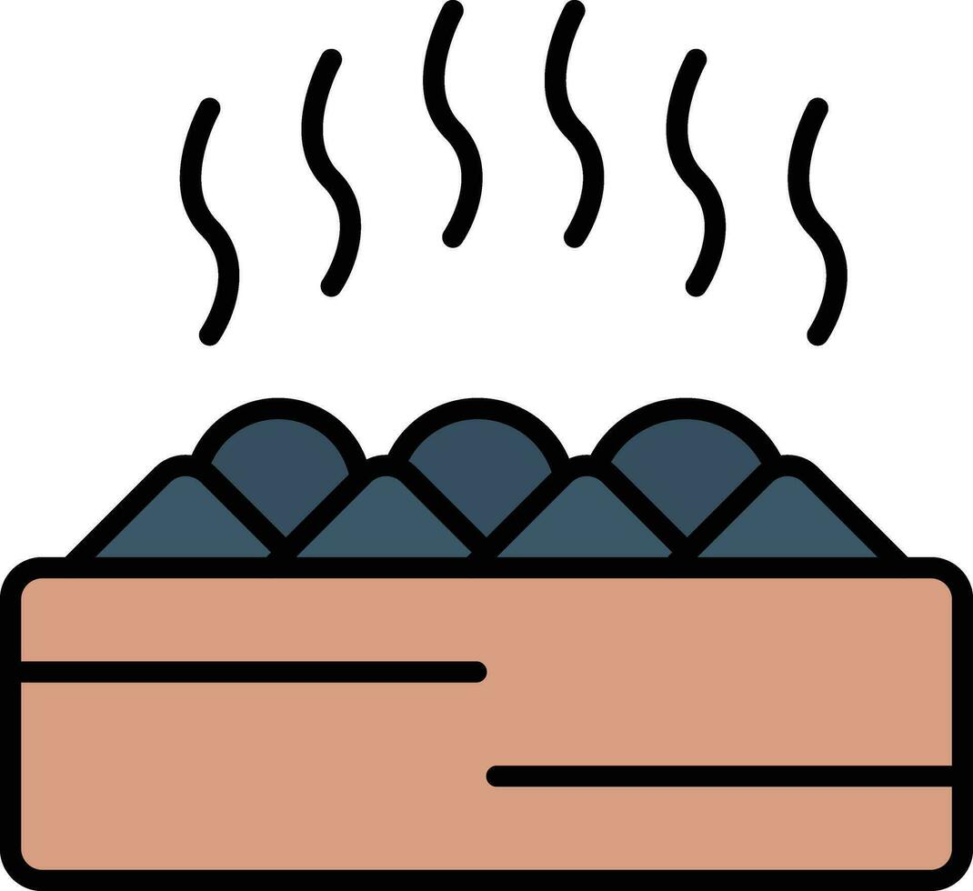 Sauna-Vektor-Symbol vektor
