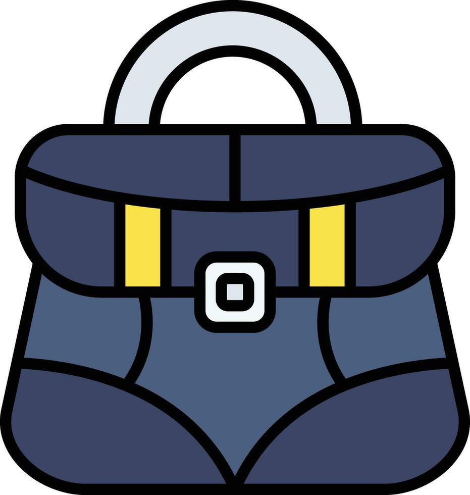 Handtaschen-Vektor-Symbol vektor