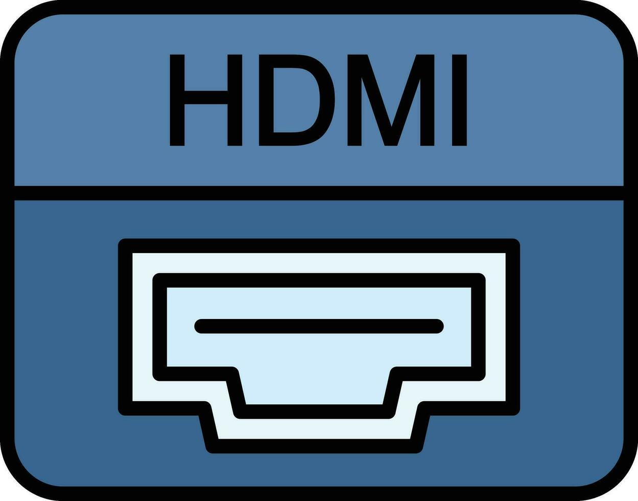 hdmi Hafen Vektor Symbol