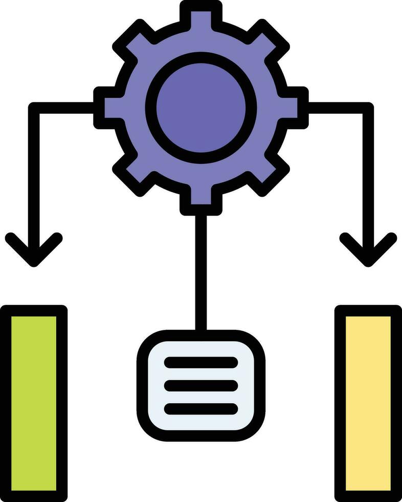 process vektor ikon